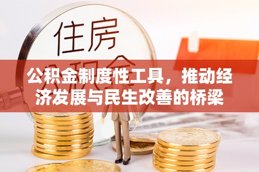 阿城公积金制度性工具，推动经济发展与民生改善的桥梁
