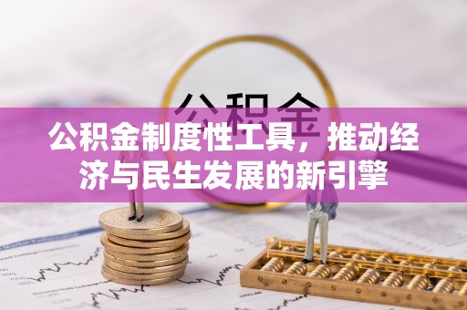 阿城公积金制度性工具，推动经济与民生发展的新引擎