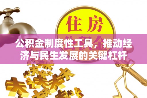 阿城公积金制度性工具，推动经济与民生发展的关键杠杆
