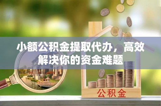 阿城小额公积金提取代办，高效解决你的资金难题