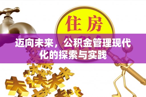 阿城迈向未来，公积金管理现代化的探索与实践