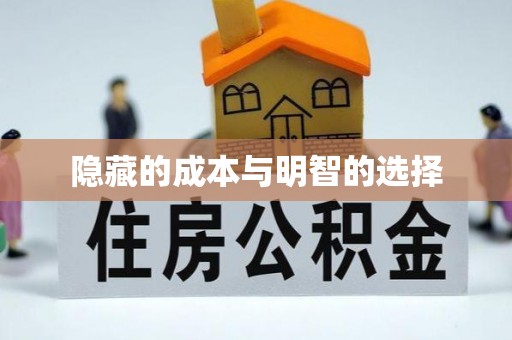 阿城隐藏的成本与明智的选择