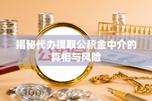 阿城揭秘代办提取公积金中介的真相与风险