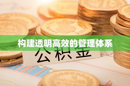 阿城构建透明高效的管理体系