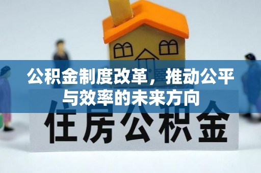 阿城公积金制度改革，推动公平与效率的未来方向