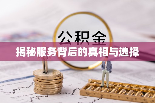 阿城揭秘服务背后的真相与选择