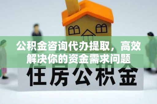 阿城公积金咨询代办提取，高效解决你的资金需求问题