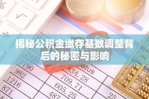 阿城揭秘公积金缴存基数调整背后的秘密与影响