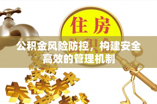 阿城公积金风险防控，构建安全高效的管理机制